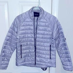 Everlane lavender womens light weight puff jacket